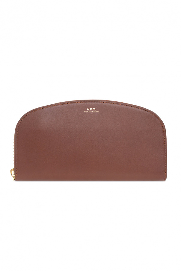 Brown Wallet with logo A.P.C. Vitkac Australia